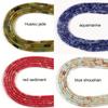 1 τεμ. Φυσική πέτρα Tube Bead Sediment Jaspers Loose Cylinder Beads for Jewelry Making DIY Chakra Bracelet Accessories 15" 13x4mm