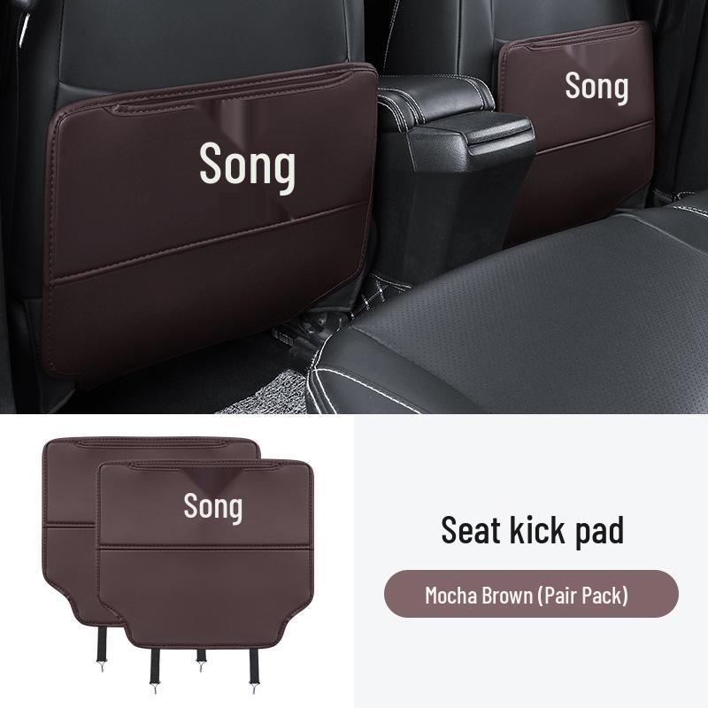 BYD Song Plus DMi Rear Seat Kick Mats & Covers: Protective EV Interior Accessories