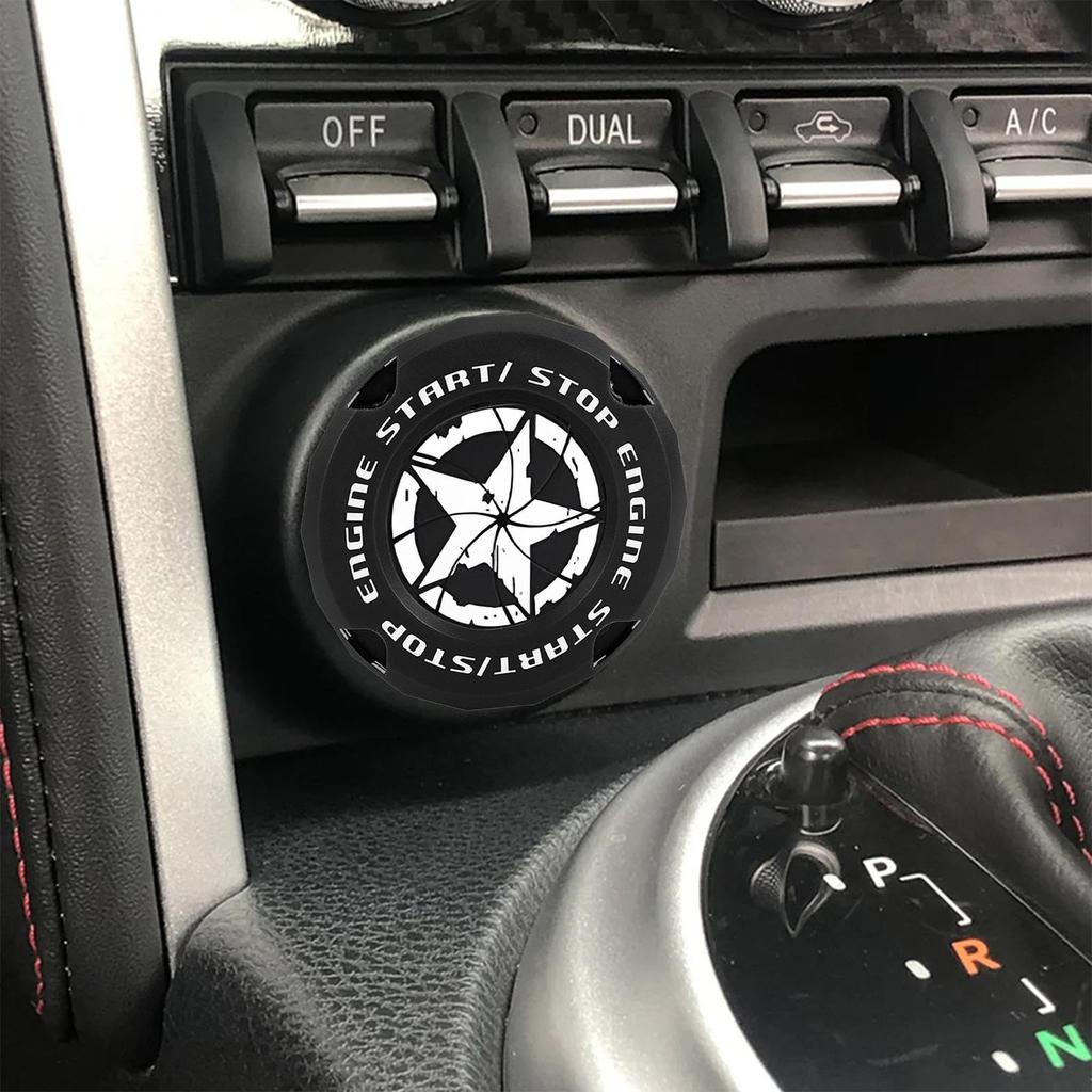 Birdusunce Push Start Button Cover, Car Start Engine Cover - Push Start Button Cover