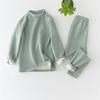 Children's Brushed Thermal Base Layer Set (S, M, L) – Seamless Class A Autumn Underwear and Trousers.