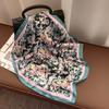 70*70 Vintage Square Scarf Silk Material Colorful Women's Neck Shawl Universal Head Wrap Trendy Female Accessories Gifts