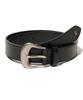 Leumaseukeu Bl011 Western Men'S & Women'S Leather Belt 25Mm Black