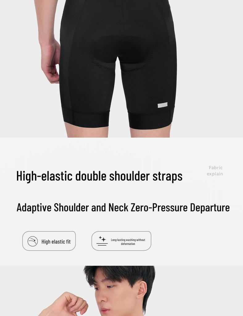 NUCKILY2026 Men's Breathable Spring/Summer Cycling Bib Shorts