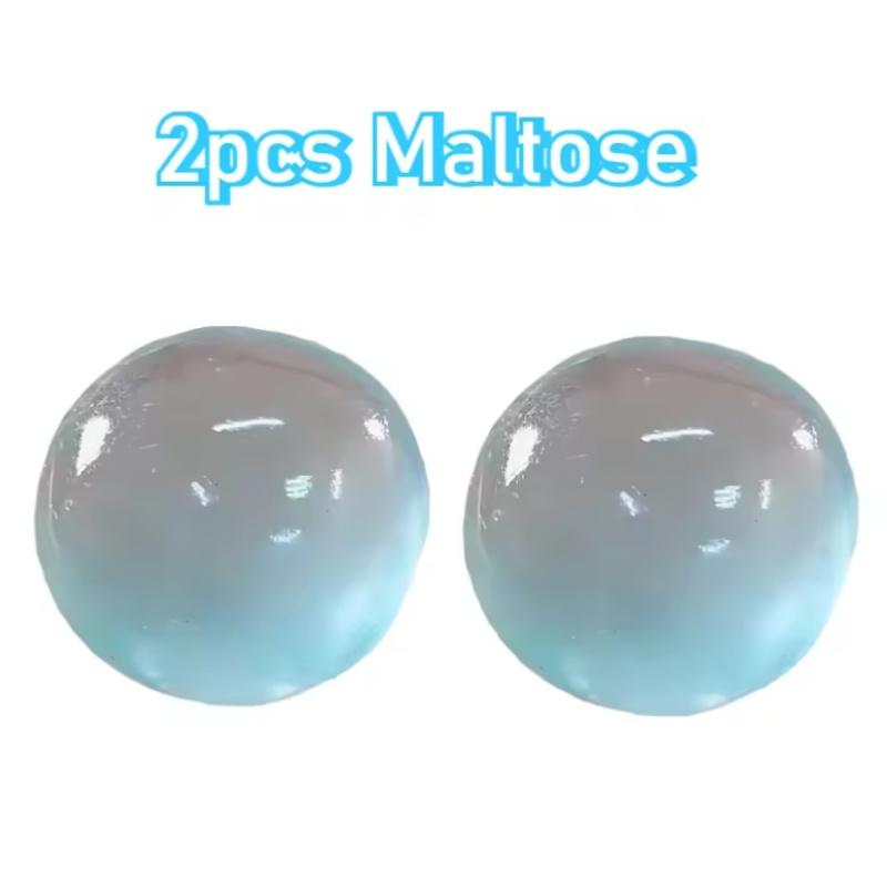 Juguete Squishy de Maltosa Azul Lindo Mochi Anti Estrés Juguete Fidget Suave Simulada Bola Azul Transparente Rebote Rápido Juguete de Descompresión