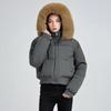Hooded Fur Collar Cotton Clothes Women's Winter New Short Cotton-padded Clothes Bread Clothes Jacket