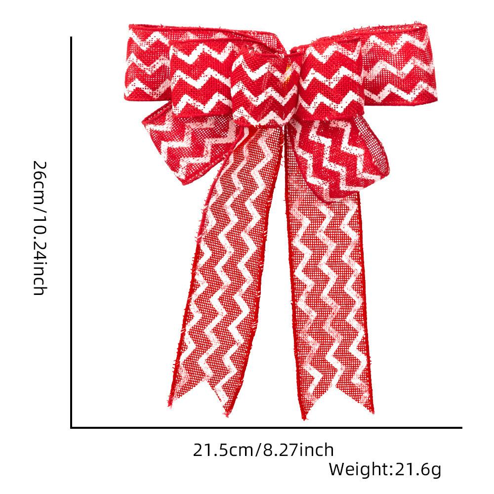 And Vibrant Red White Reindeer Christmas Bow Decoration With Gift Box Perfect For Holiday Festivities