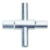 Compacts Crosses Design Water Tap Wrench 4 Way Adjustable Bathroom Sink Wrench Carbon Steel Materials Easy Installation