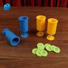 High-Quality Eight Immortals Cups: Magical Coin Displacement for Children's Education