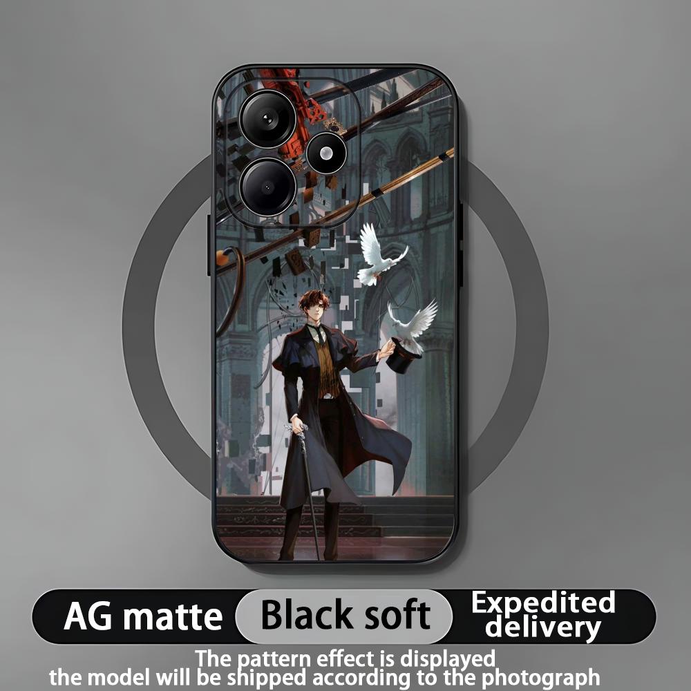 Чехол для телефона  Лорд Тайн  для Xiaomi Redmi Note 14 13 12 11 Pro Plus S 5G 4G Мягкий черный чехол для телефона redmi 15