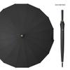 24-Rib Windproof Extra-Large Automatic Umbrella, Long Handle, for Men and Women, Customizable Logo