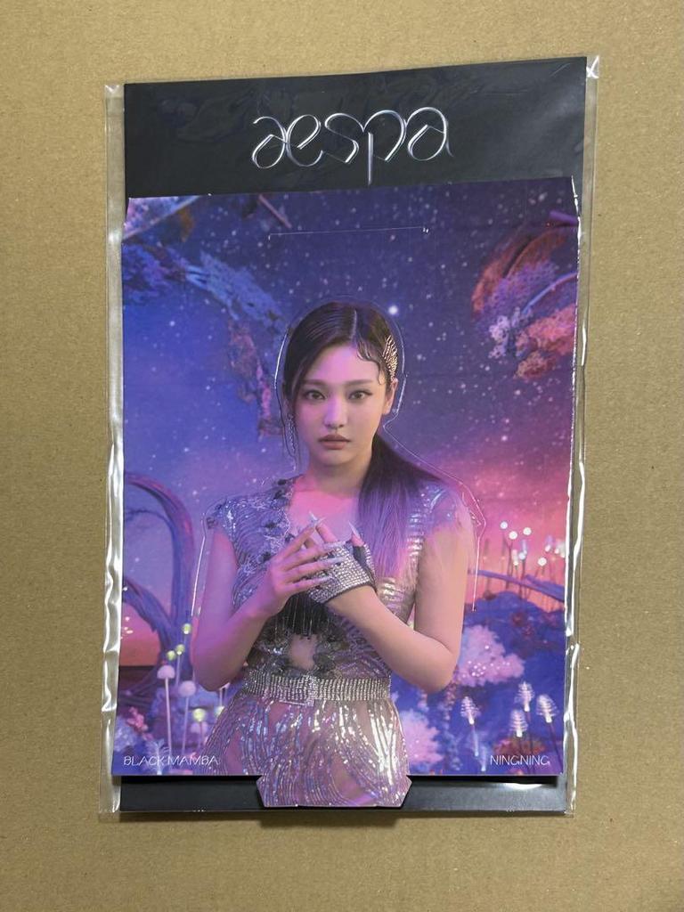 [USED] aespa NinNin 3D Card Paper Stand Goods Mamba
