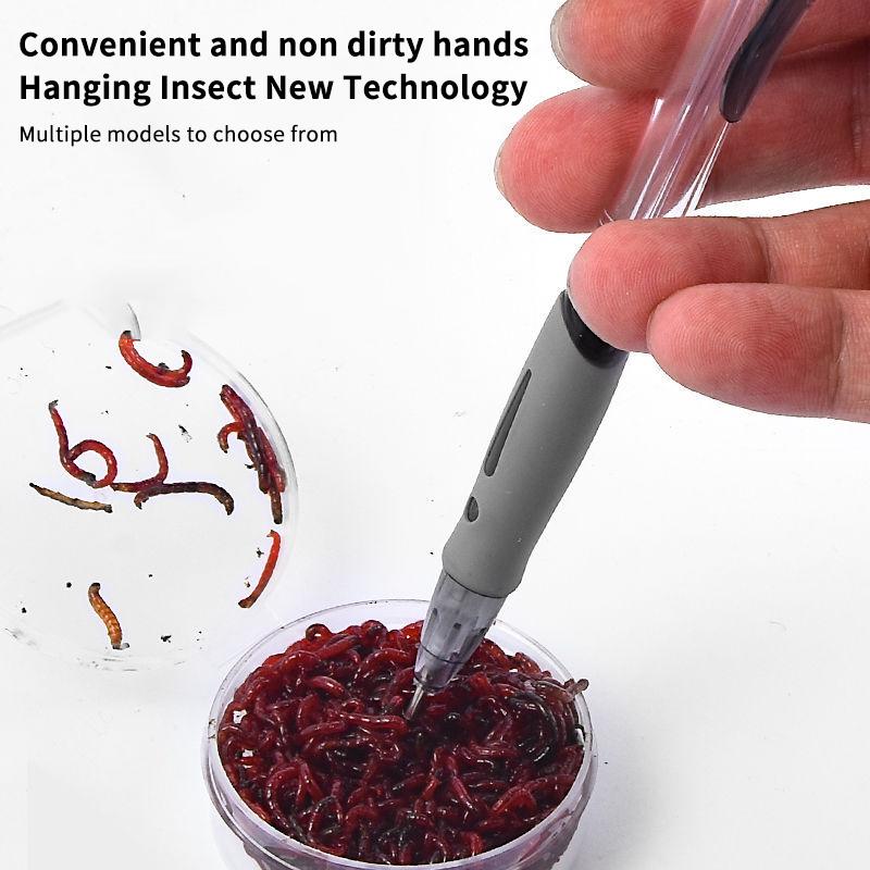 Пристрій для насаджування живих наживок Пристрій для зв'язування червоних черв'яків Пристрій для насаджування наживок Ручка для нанизування дощових черв'яків та червоних черв'яків Рибальський аксесуар