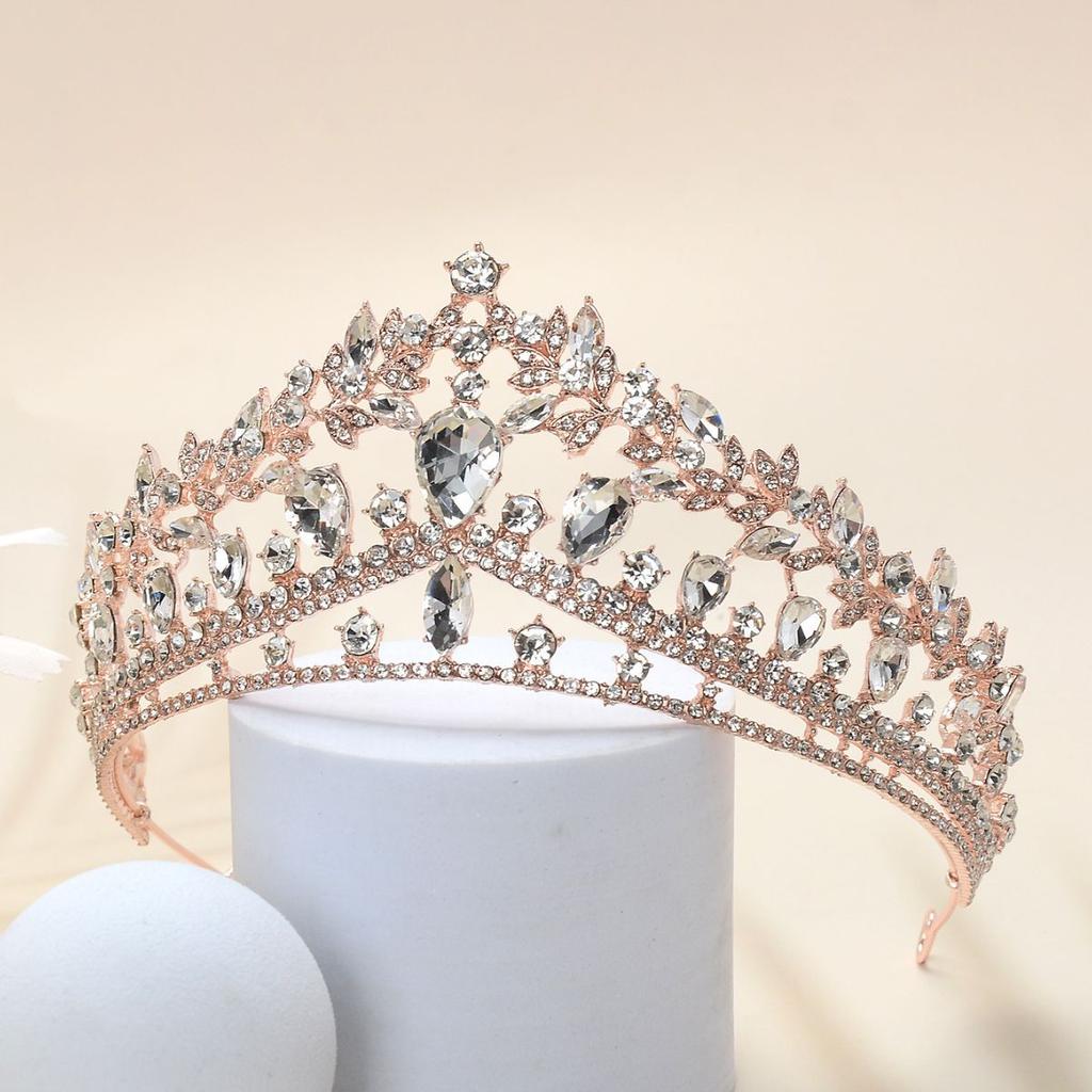 Alloy Retro Bridal Crown Antique Wedding Hair Accessory Crown