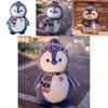 Entzückendes Winterpinguin-Plüschtier mit Schal und Mütze für Mädchen Niedliche Geschenkidee
