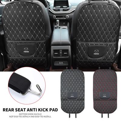 Para CX-4 CX-5 CX-8 6 CX-60 CX-9 Almohadilla Antipatadas para Asiento Almohadilla Protectora de Cuero para Asiento Delantero Almohadilla Antipatadas para Coche Accesorios para Coche