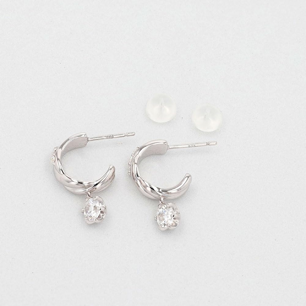 Pinky Dianne Silver Cubic Zirconia Earrings VPRPD52232 &