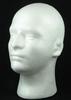 Fuji Interior Mannequin Head Male Head Lightweight Display Model Stand White
