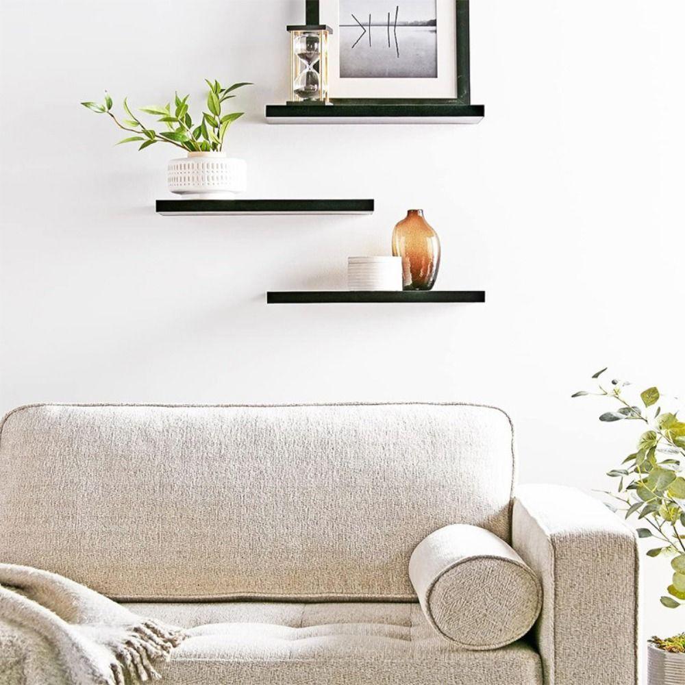 Invisible Brackets Floating Shelves Durable Display Stands Plant Rack  Sundries Storage