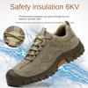 Μονωμένα 6KV Παπούτσια Ασφάλισης Εργασίας Αντιθραυστικά και Αντιδιατρητικά Ατσάλινο Μπαούτο Καλοκαιρινά Αναπνέοντα Προστατευτικά Παπούτσια Εργασίας