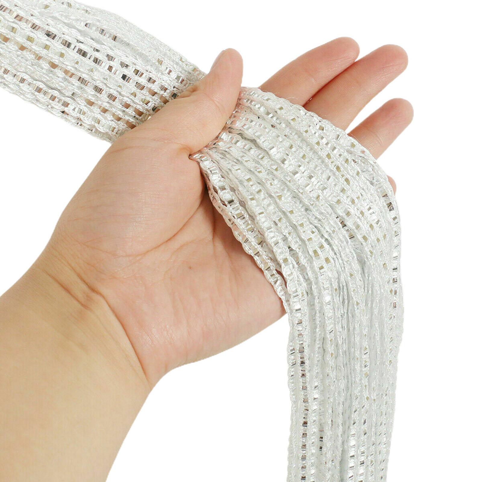 

Домашняя Дверная Нитяная Занавеска Украшения Перегородка Комнаты Сетка Кисточка Бусины Занавеска для Дверных Проемов Окна Украшение Комнаты 200x100см