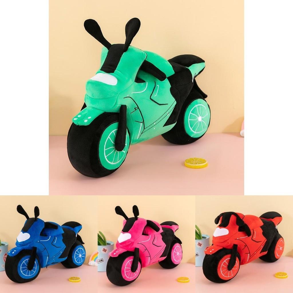 Peluche Giocattolo Cuscino Moto Morbido Velluto di Cristallo Per Ragazzi Logo Personalizzato