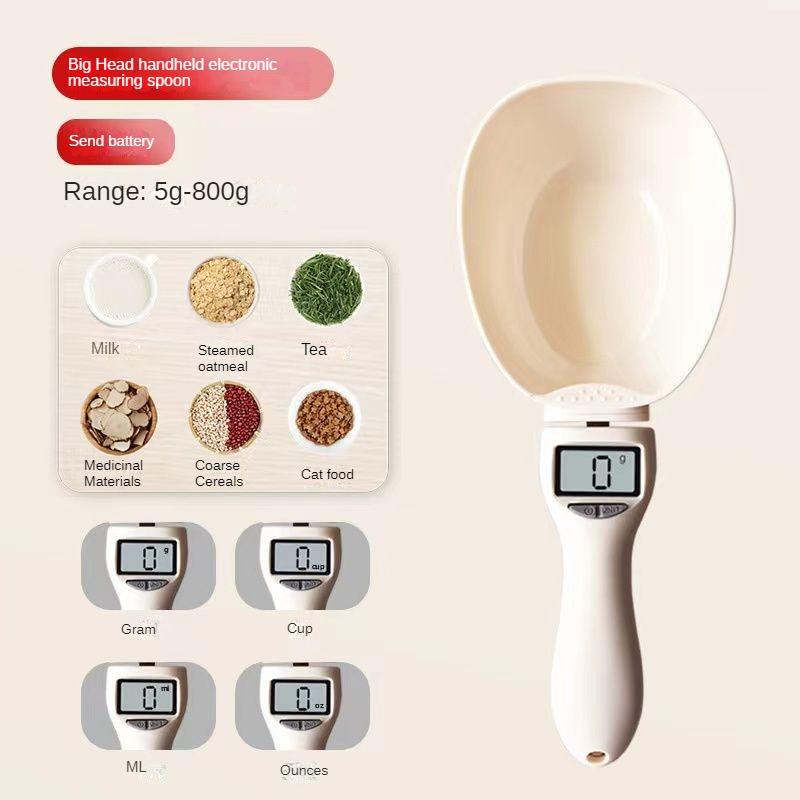 Cat Food Dog Food Weighing Spoon Pet Food Electronic Weighing Measuring Spoon Cat Dog Pet Supplies
