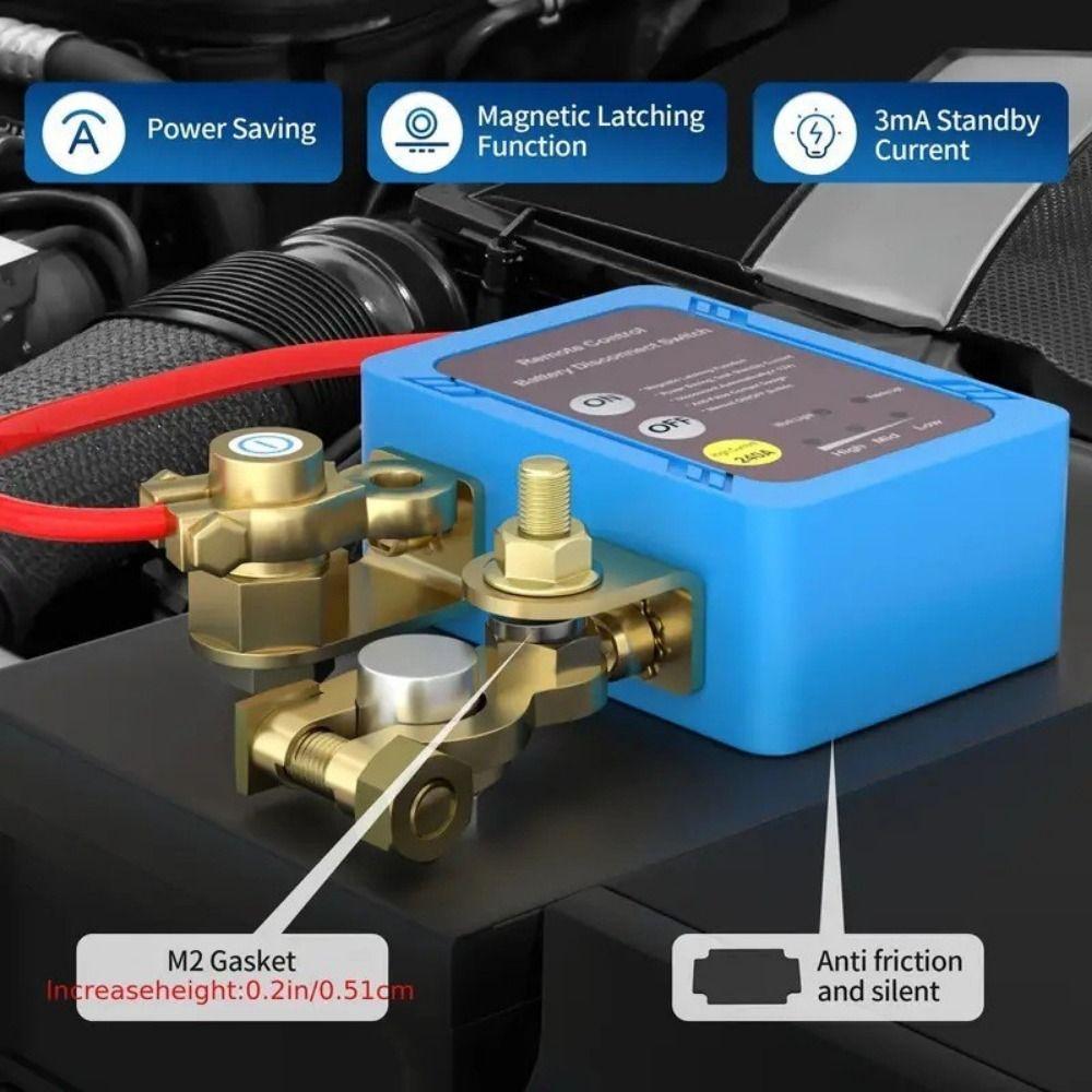Automatic Power Shut Off Car Battery Disconnect Switch Anti-leakage Switch  Boat/Yacht