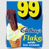 99 Flake Ice Cream Cadbury Metal Sign Advert Retro Retro Plaque Cafe Kitchen