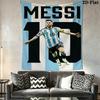 Lionel Messi Wall Hanging Printed Fabric Blanket Decorative Tapestries for Bedroom Living Room Home Decor