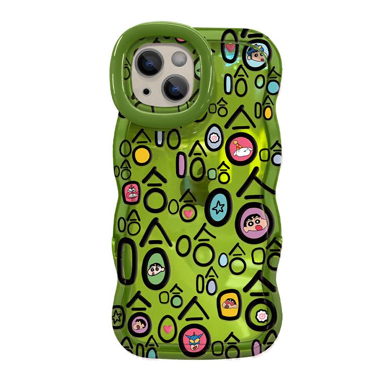 Haha Xiaoxin applies to iphone16promax iPhone case 17 cute 14 silicone 13 bracket 15 women