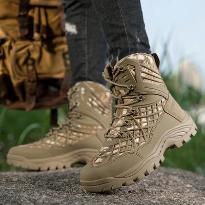Chaussures de randonnée d'extérieur bottes tactiques automne et hiver chaussures d'entraînement alpinisme combat grande taille