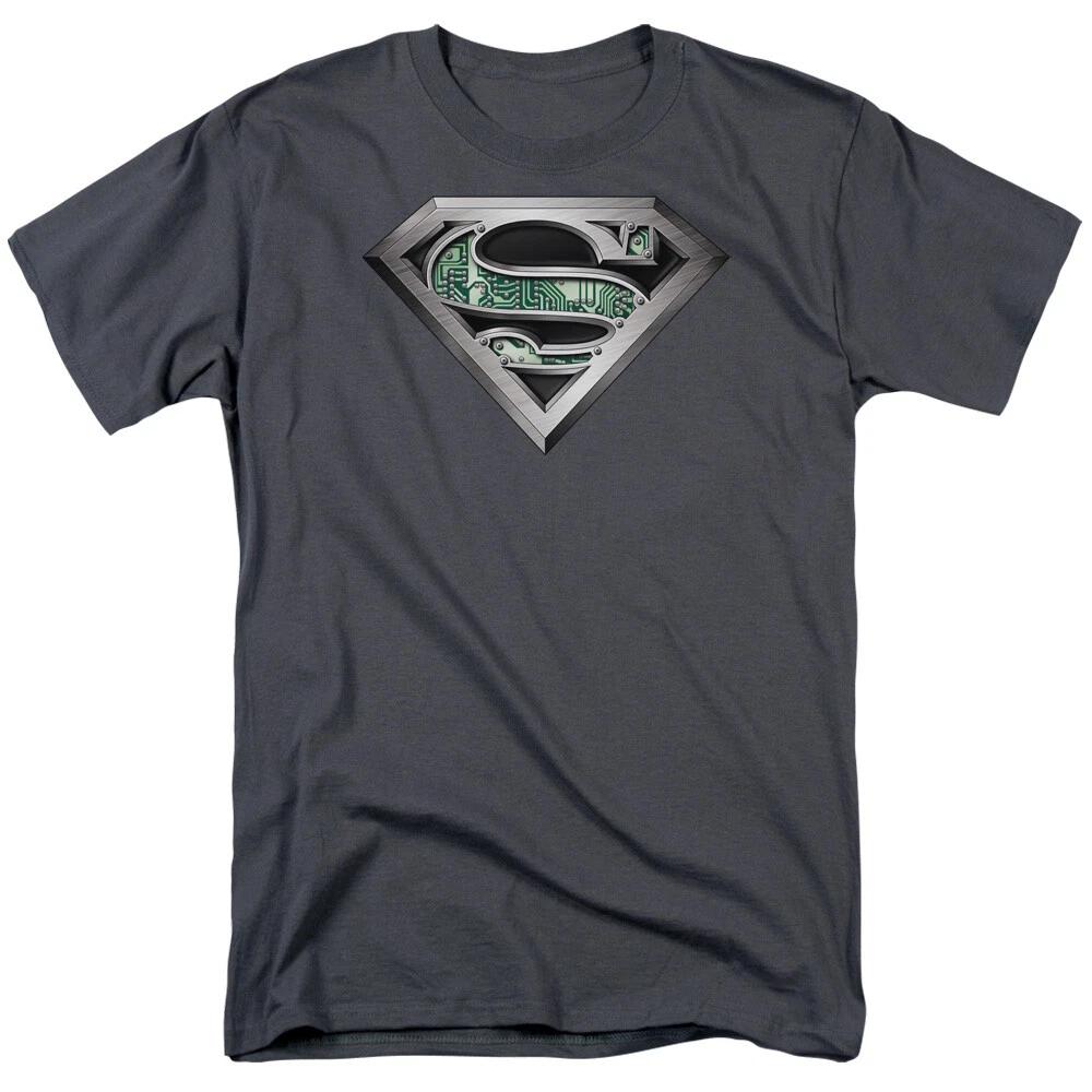 Superman  Circuitry Logo  T-Shirt - Regular or Tank - to 5X L