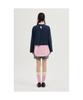 LUCKY CHOUETTE Printed Cropped Long-Sleeved T-Shirt (Dark Navy) Lftas25170Nyd