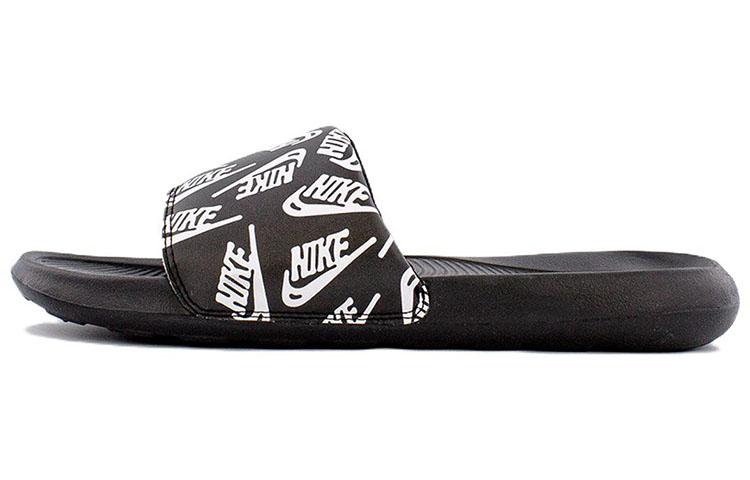 Nike Victori One Slide  Repeat Logo Black White  CN9678-008 38.5
