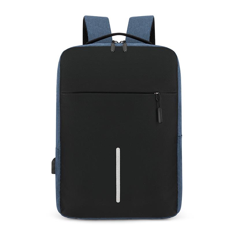 Unisex Lightweight Laptop Backpack with USB Port - Wear-Resistant and Spacious