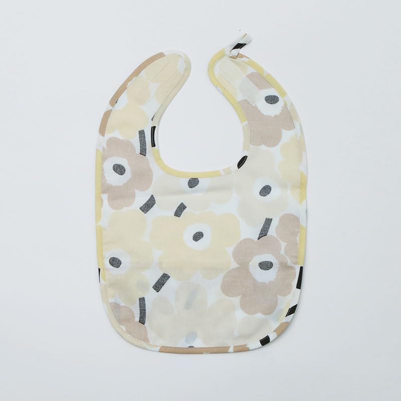 Marimekko Mini Unikko Japan Cream X Beige Bib, Exclusive, (50)