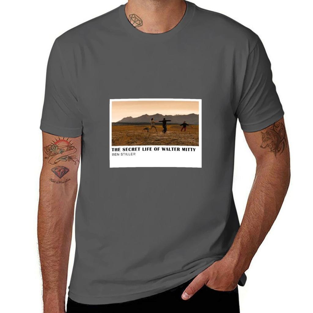 The Secret Life Of Walter Mitty Movie Poster Tshirt Soft Lightweight Cotton Tshirt