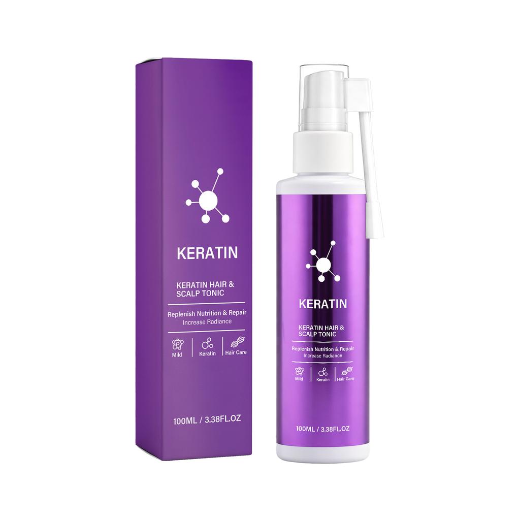 Keratin Hair Care Essence Gentle Care for Scalp, Light and Naturally Smooth Hair
