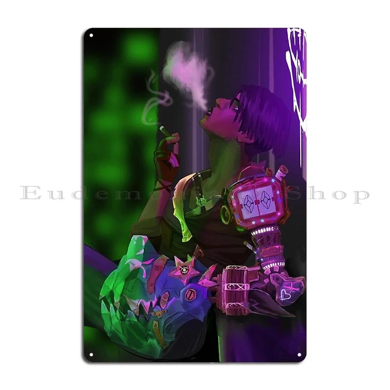 s Sevika Classic The Kingmaker Sevika Arcane Movie Character Metal Iron Customize Party Wall Decor Tin Sign Poster