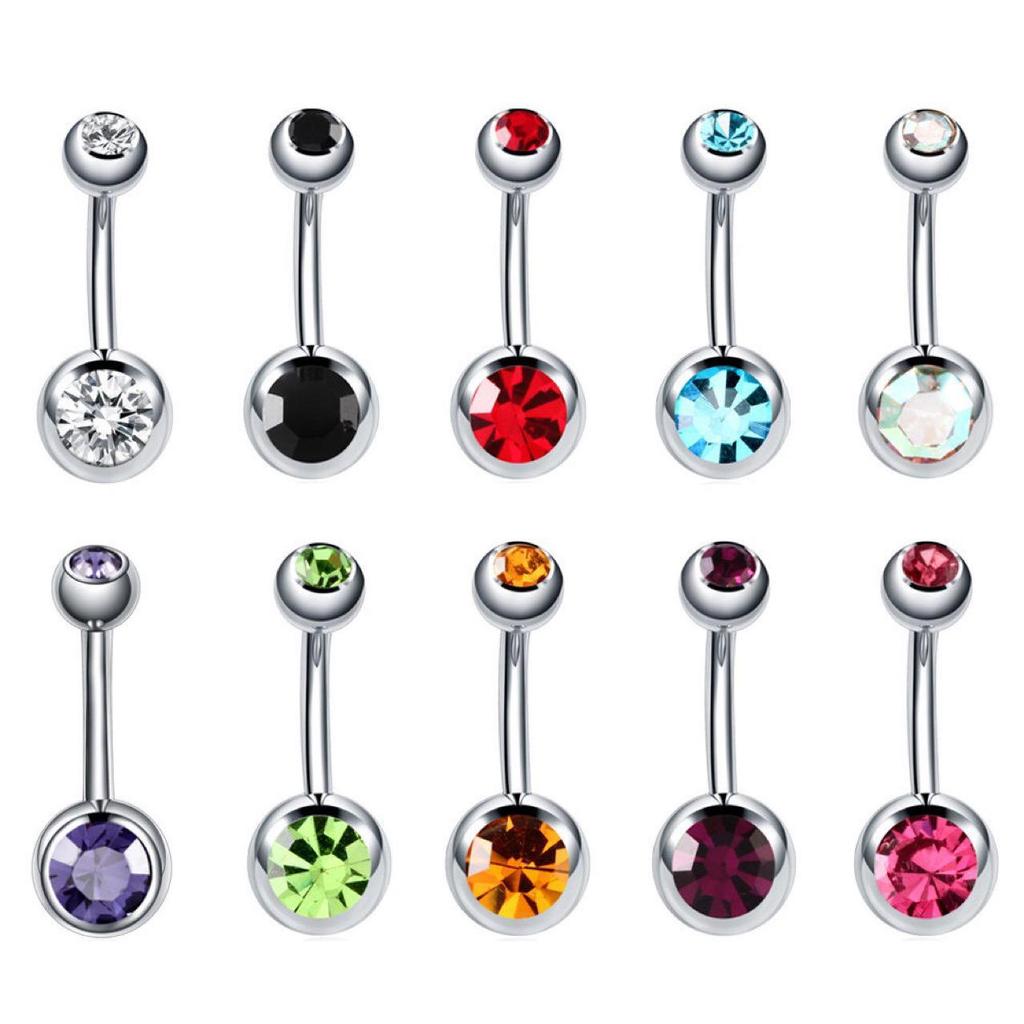 Trendiger Edelstahl Bauchnabelring Schmuck - Europäischer & Amerikanischer Stil