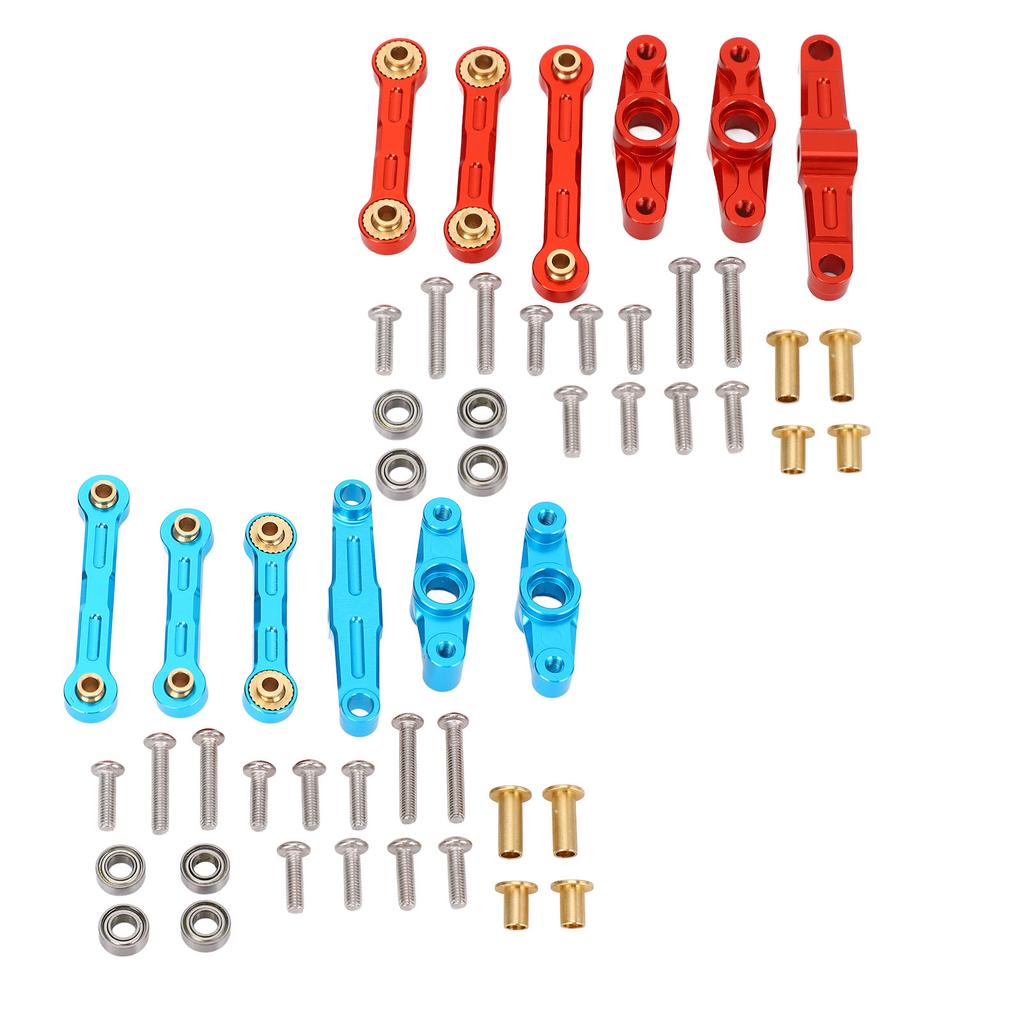 RC Car Steering Tie Rod Alloy Enhanced Performance Steering Assembly Upgrade Parts for TT02 RC Car
