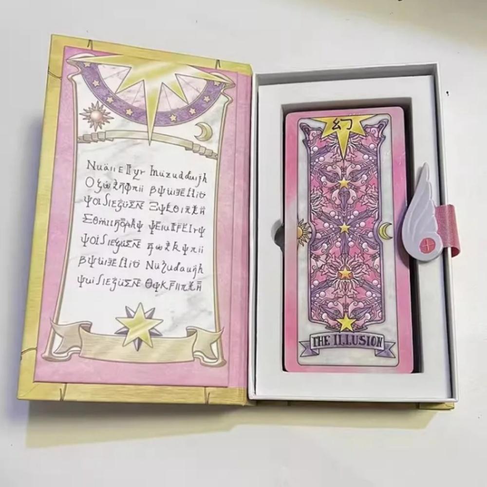 60Pcs/set Anime Captor Kinomoto Sakura Cosplay Tarot Card Board Game Props