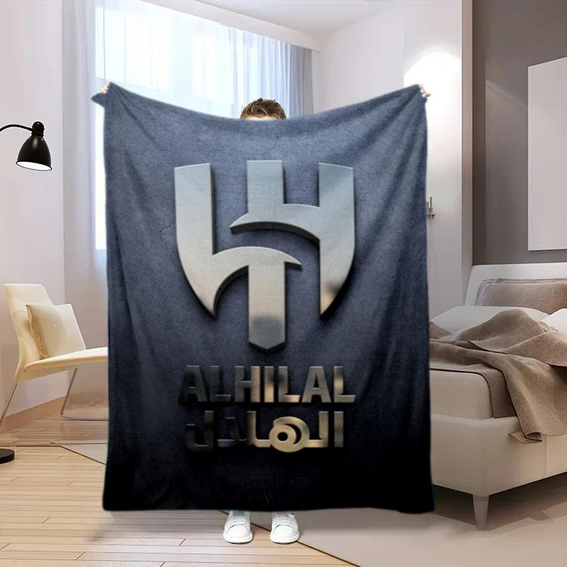 Roshn Saudi League football team Al Hilal SFC Neymar da Silva Santos Júnior blanket Soft four season home bed office travel outdoor warm blanket K3