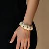 Vintage Punk Acrylic Elastic Rope Thick Wide Bracelet  Charm Bangles Temperament Jewelry For Women