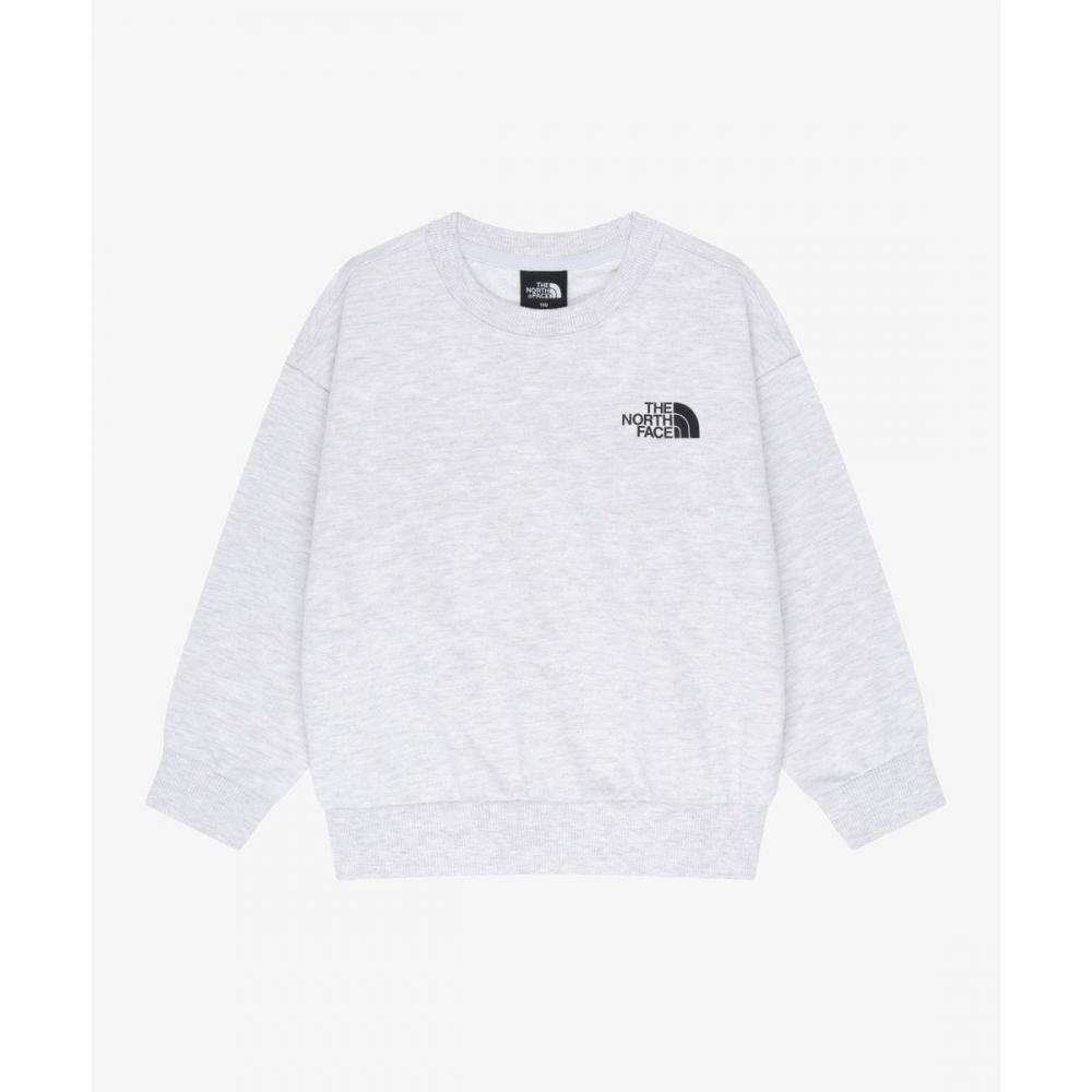 

The North Face Kids Go To Sweatshirt heaTher Gray Nm5ms02s HEATHER GRAY/160