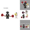 High-quality Abs Small Building Blocks Diy Toy Set For Kids Toilet Man Vs Invincible Warrior