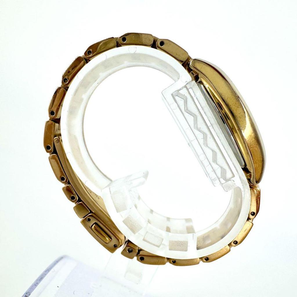 [USED] Working SEIKO Lk Lucia Solar Gold Tonneau-Shaped Watch