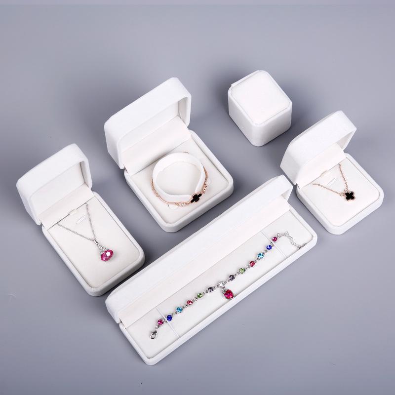Velvet Jewelry Box for Necklaces, Pendants, Rings, Earrings, Studs, Bracelets