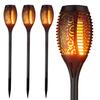4X LED Solar Lamp Torch Fire Effect Flame