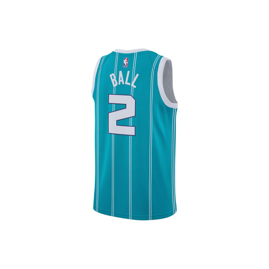 Air Jordan Lamelo Ball Hornets Icon 2022 Swingman Trikot Rapid Teal Herren Streetwear CN8016-453